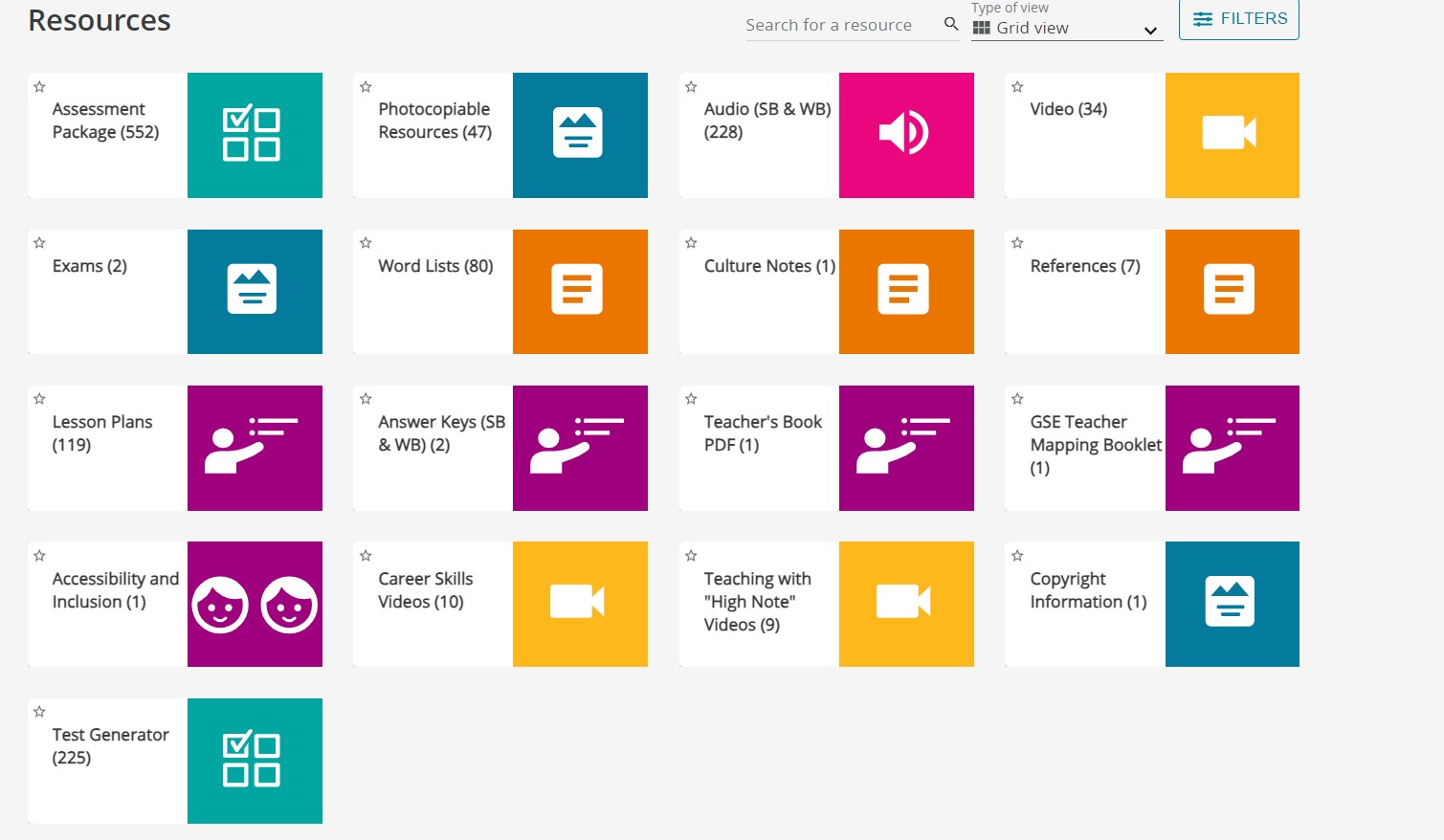High Note (BrE) - PDF (SB,WB,TB) and resources (Audio, video, key..), interactive ebook 4 Resources High Note