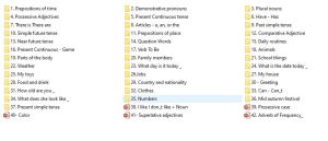 Powerpoint Grammar for Kid (42 topics ) 3 Grammar For Kids