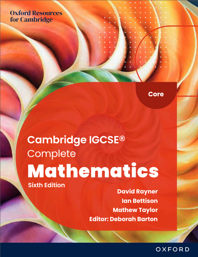 Cambridge IGCSE? Complete Mathematics Core: Student Book Sixth Edition PDF download