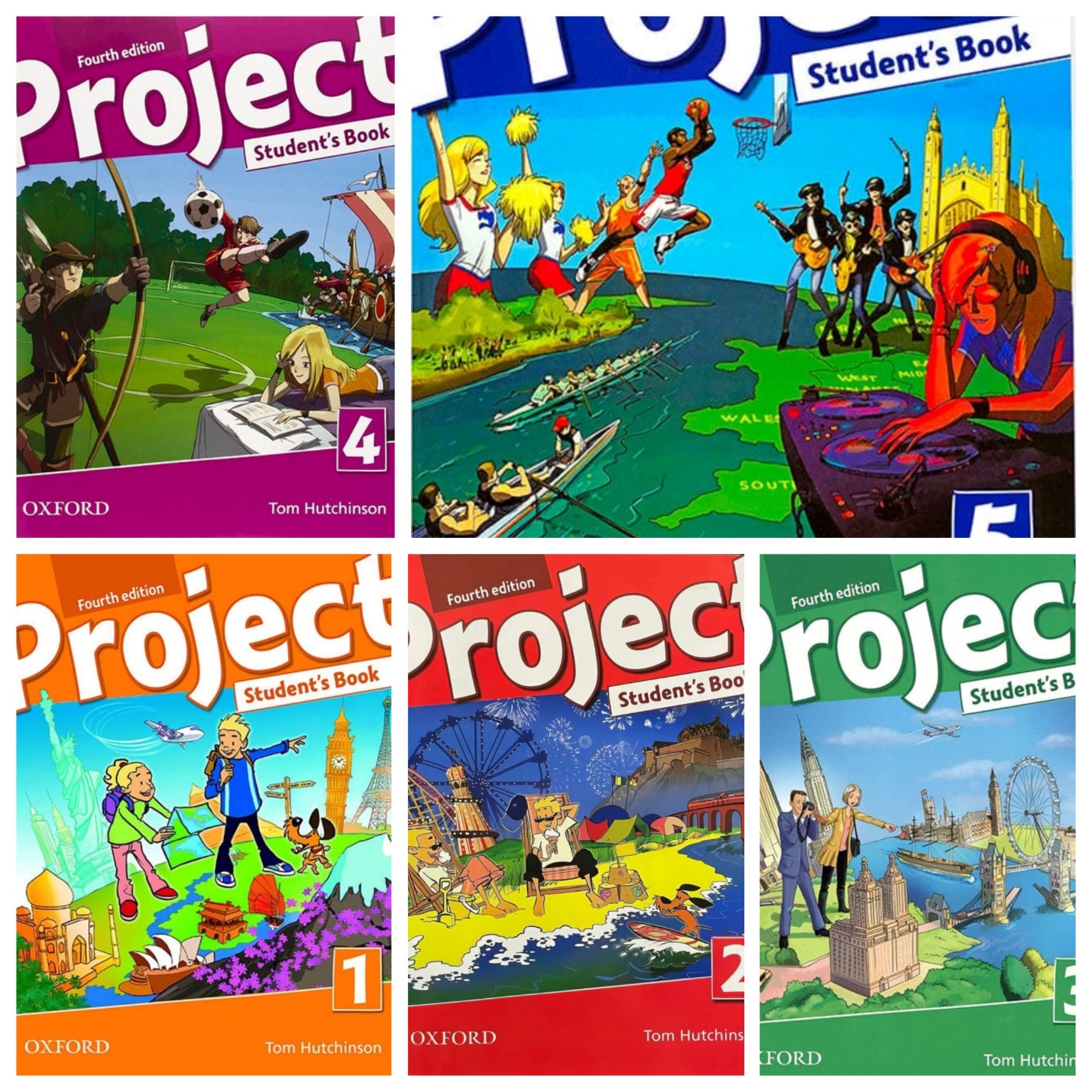 Project 4th Edition by Oxford - High Quality PDF (SB,WB,TB), Audio, Video, Flash card, Itool