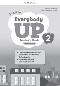 Download Everybody Up 3rd Edition - Original PDF, audio, video, resources 35 Download Everybody Up 3rd Edition - Level 2 RESOURCES: Teacher book, Audio, video, Assessment, Grammar Presentation, Worksheet, Word list, Flash card