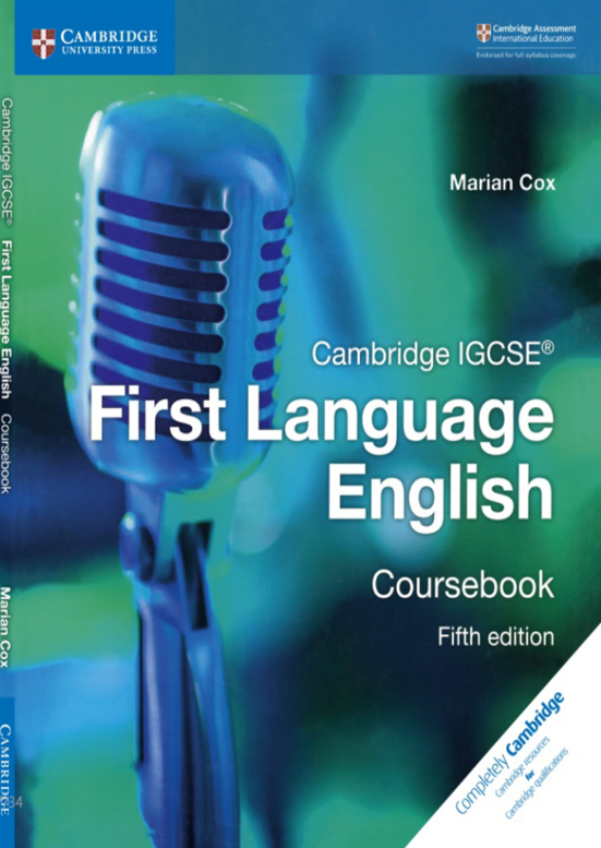 Download Cambridge IGCSE First Language English (Fifth Edition) Coursebook - Original PDF