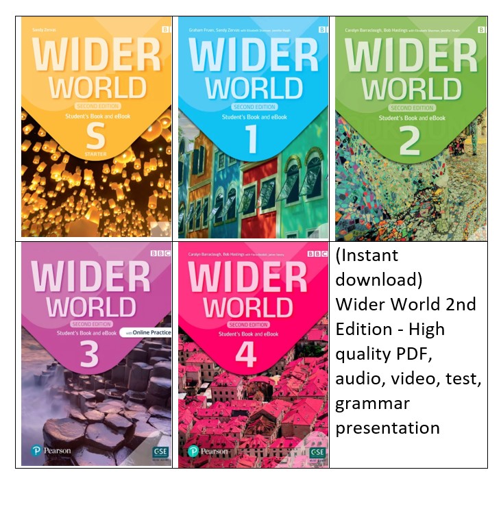 (Instant download) Wider World 2nd Edition (second edition) - High quality PDF, audio, video, test, grammar presentation (Instant download) Wider World 2nd Edition (second edition) - High quality PDF, audio, video, test, grammar presentation