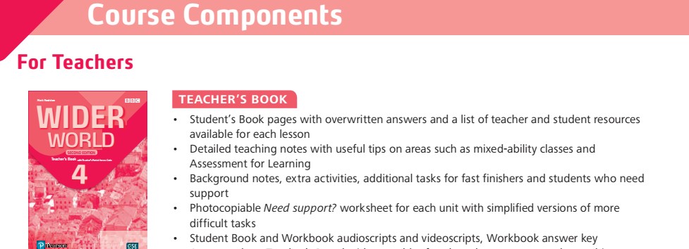 Wider World 2nd Edition (second edition) - High quality PDF, audio, Teacher book PDF Wider World 2nd Edition (second edition) - High quality PDF, audio, Teacher book PDF
