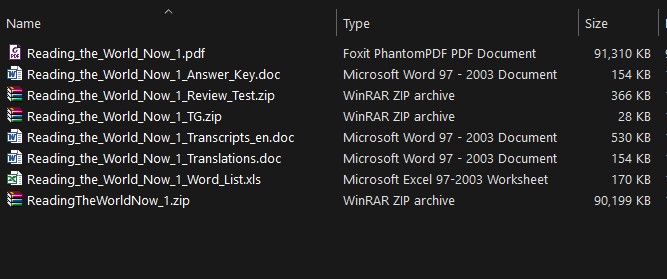 Resources list Reading_the_World_Now 1 Resources list Reading_the_World_Now 1