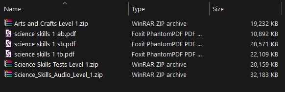 Resources list Science Skill 1 Resources list Science Skill 1