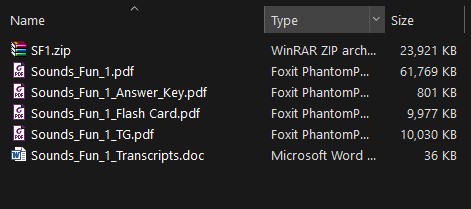 Resources list Sounds_Fun_1 download Resources list Sounds_Fun_1 download