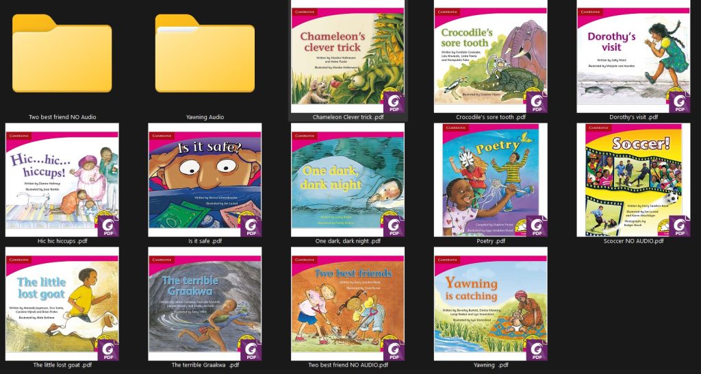 Download Little Library English PDF, audio by Cambridge 6 Download Little Library English Literacy PDF audio