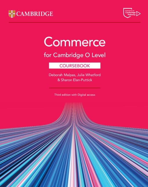 Download PDF Commerce for Cambridge O level third edition 2 (Instant Download) PDF Commerce for Cambridge O level Coursebook third edition