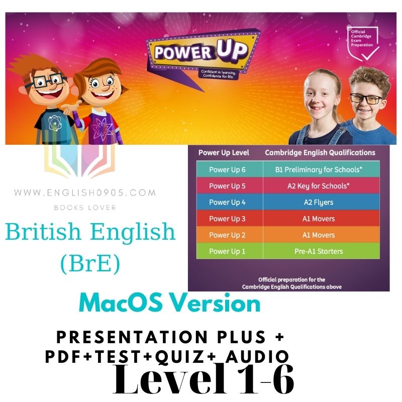 Power Up (BrE) - Presentation Plus (MacOS version) + Test+Quiz + Resource