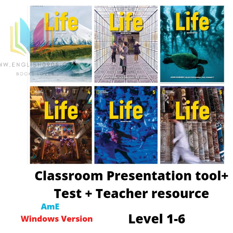 Life 2nd edition (AmE) - Classroom Presentation Tool (Window version) +PDF (sb,wb,tb) + Test + Teacher resource +PDF (Life 2nd edition pdf)