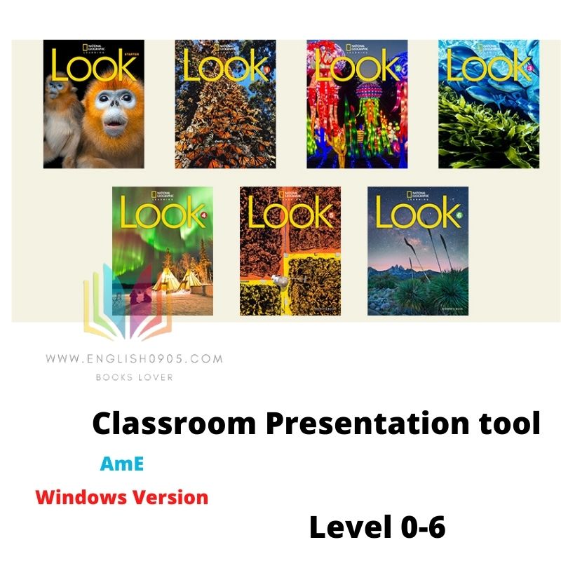 LOOK 1st (AmE) -Classroom Presentation Tool (Window version) +PDF (SB,WB,TB)+Test +Teacher resource NGL