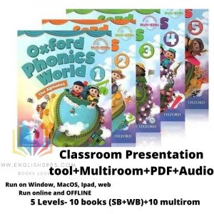 Oxford Phonics World - Calssroom Presentation tool (5SB +5WB) + PDF + Audio+ Multi Room
