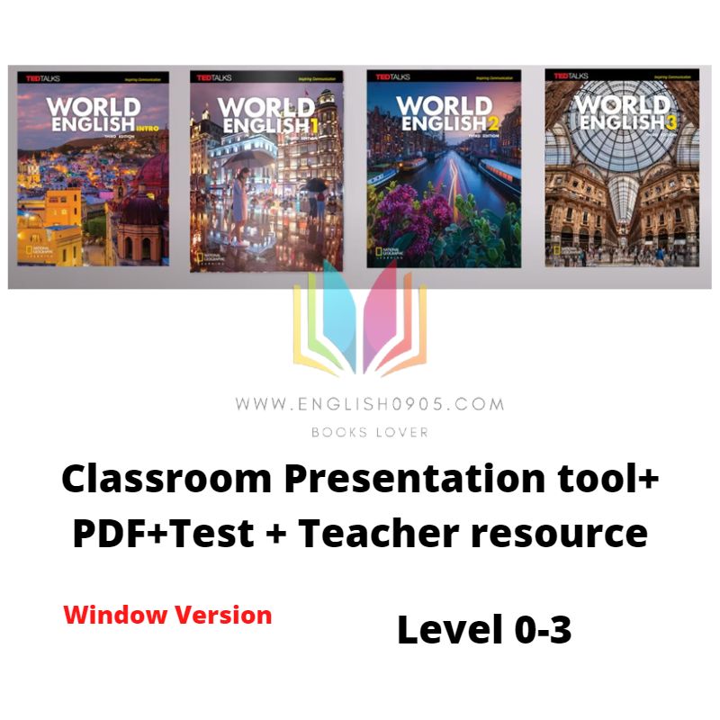 World English, Third Edition - Classroom Presentation Tool (Windows version) +PDF(SB,WB,TB)+ Test +Teacher resources