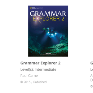 Grammar Explorer - PDF (SB, TB) Audio, Key + PPT+ Classroom Presentation Tool (Windows version) NGL