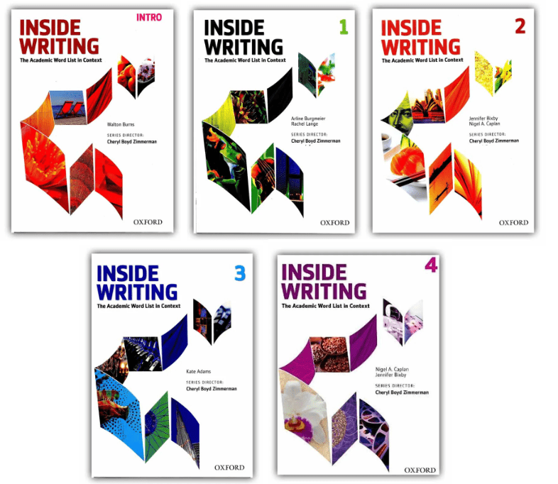 Oxford Inside Writing  (full 5 levels)  - PDF (SB) Audio, Key,Test, WorkSheet  (No Interactive tool)