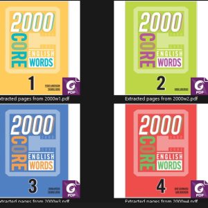 2000 Core English Words New PDF, All resources for teacher