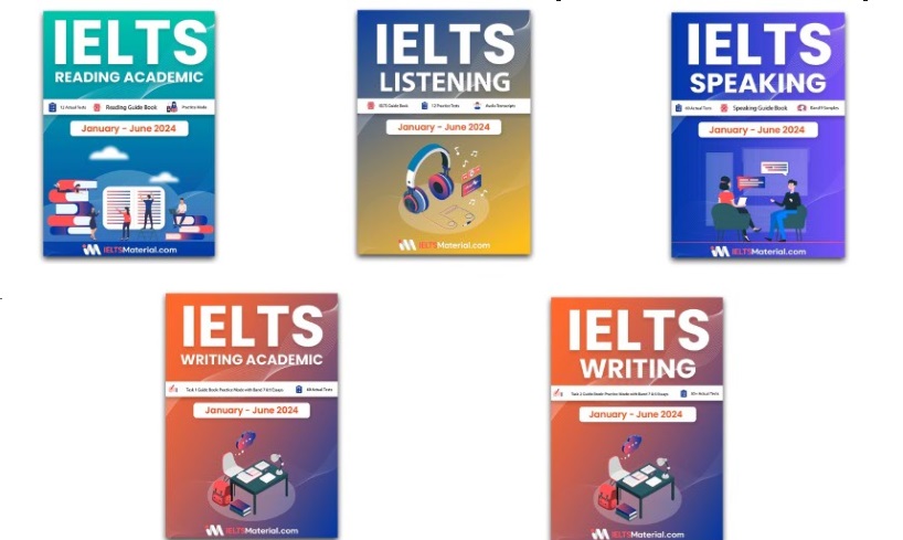 (Instant Download) IELTS Actual Tests January – June 2024 PDF, Audio