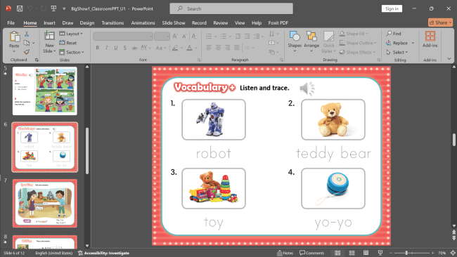 Download Big Show – PPT (PowerPoint for Student book)