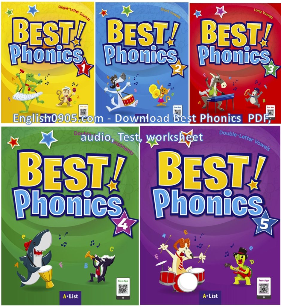 Download Best Phonics PDF, Audio, test, Answer key, worksheet, PPT, IWB