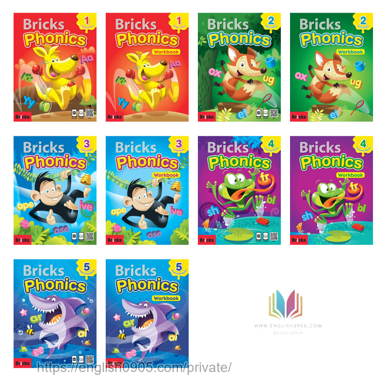 Download Bricks Phonics: High quality PDF, audio, test, answer keys, resources