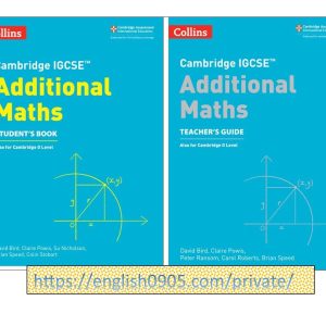 Download PDF Collins Cambridge IGCSE™ Additional Maths Student’s Book & Teacher’s Guide (Second Edition)