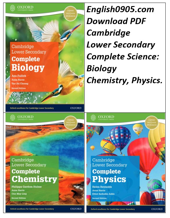 Download High quality PDF Cambridge Lower Secondary Complete Biology, Chemistry, and Physics (Second Edition) by Oxford