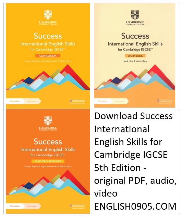 Download Success International English Skills for Cambridge IGCSE 5th Edition - original PDF, audio, video