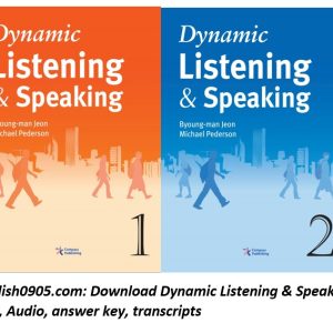 Download Dynamic Listening & Speaking - PDF (high quality), audio, answer key, transcripts