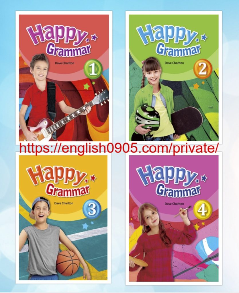 Download Happy Grammar: high quality PDF (student book PDF), PPT, audio, test, answer key, word list