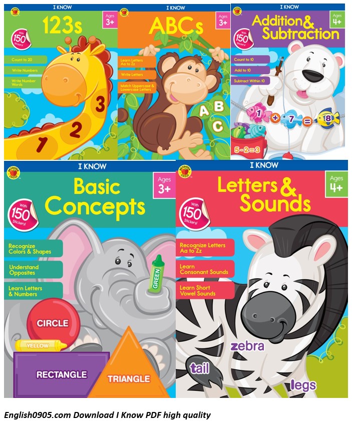 (Instant download) I Know workbook series, published by Brighter - PDF (high quality)