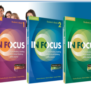 In Focus  (full 3 levels)  - PDF (SB, TB) ,Audio  (No Interactive tool)