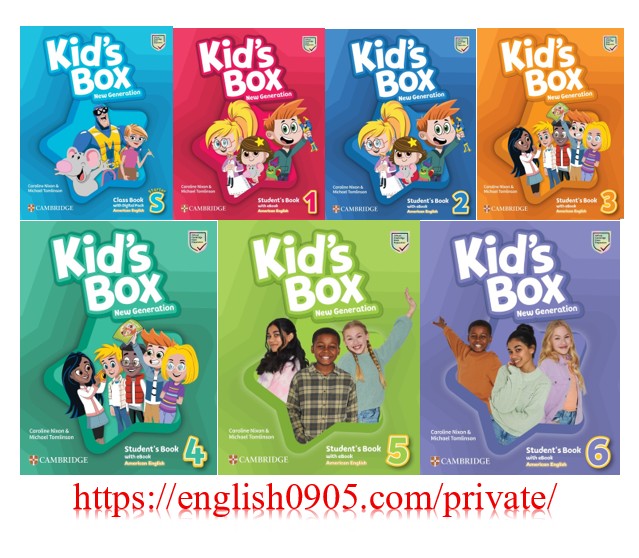 Download Kid’s Box New Generation American English 2023: High quality PDF, audio, video, test, flash card, worksheet