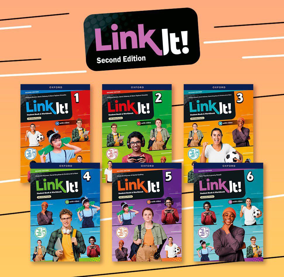 Download  Link It! Second Edition 2024: PDF, Audio, Worksheet, Assessment, Grammar Presentations