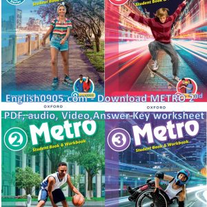 Download Metro Second Edition by Oxford University Press  - original PDF, audio, video, Answer Key, Worksheet