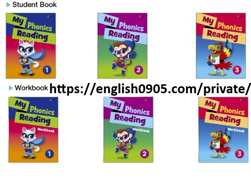 Download My Phonics Reading: high quality PDF, audio, test, worksheet, resources