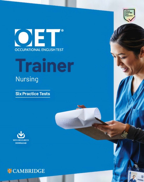 Download OET Trainer Nursing (2023): PDF, audio, answer keys