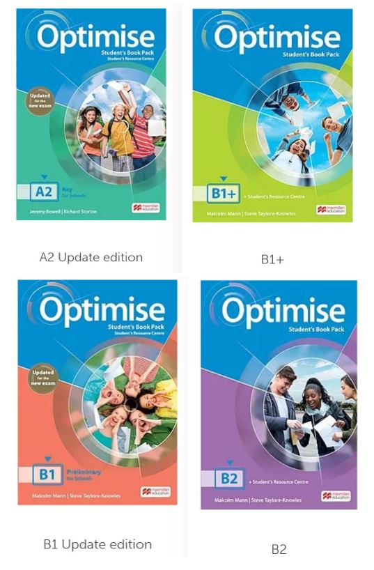 Download Optimise by Macmillan: PDF, Audio, Answer key, Test, Worksheet.