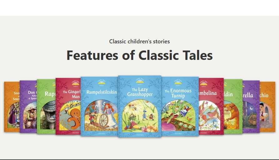 Download Oxford Classic Tales: high quality PDF ( Story book, Activity book, teacher book), audio, Answer key