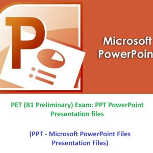 Download PET (B1 Preliminary) Exam: PPT PowerPoint Presentation files for teaching