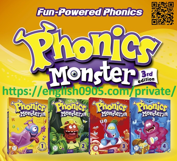 (Instant Download) Phonics Monster 3rd Edition: High quality PDF, audio, test, answer key, resources