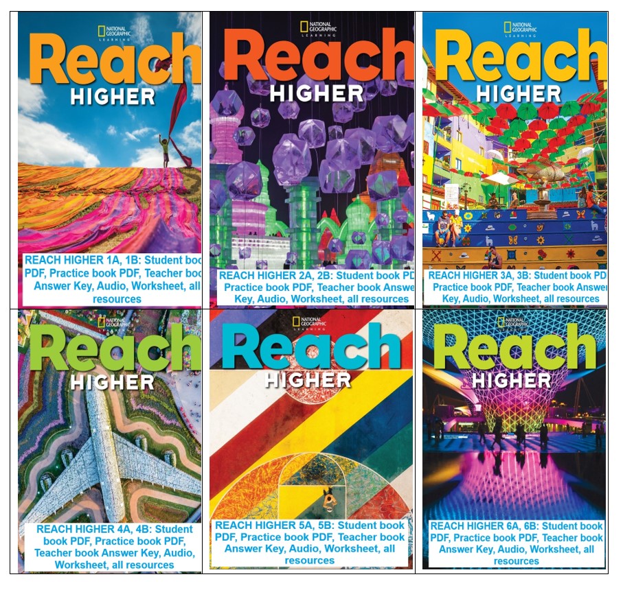Instant download Reach Higher - original PDF, assessment, audio, answerkey, worksheet