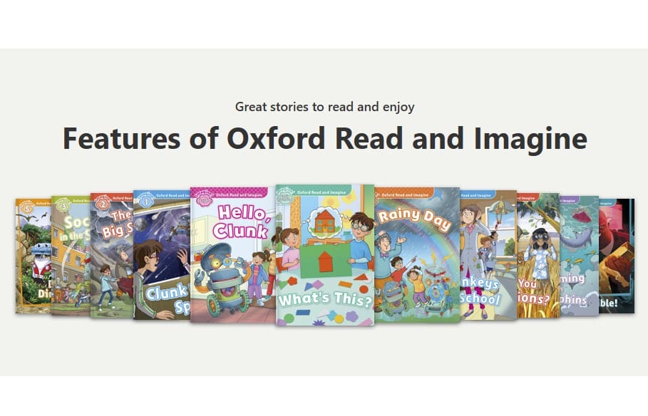 Download Oxford Read and Imagine: high quality PDF ( Story book, Activity book), teacher book, audio, Answer key