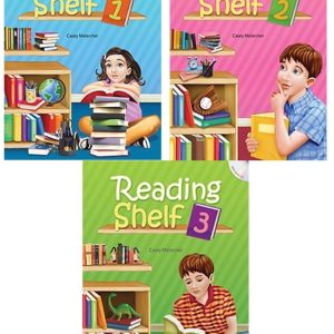 Download Reading Shelf – PDF (high quality), Audio, Test, Assessment, answer key, word list, word test, transcript, Writing worksheet.