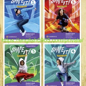 Download Shape It! Second Edition: orignal Student book PDF, Workbook PDF, Teacher book PDF, audio, video, test, wordsheet, resources