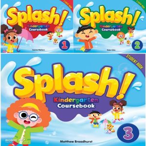 (Instant Download) Splash! Kindergarten Coursebook PDF (High quality), Audio, Test, Answer key, Worksheet, Word list, Flash card, Coloring pages