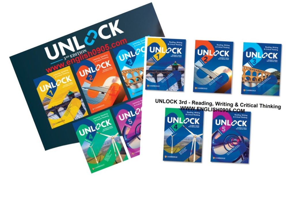 Download Unlock 3rd Edition: Original PDF, Audio, video, answer booklet