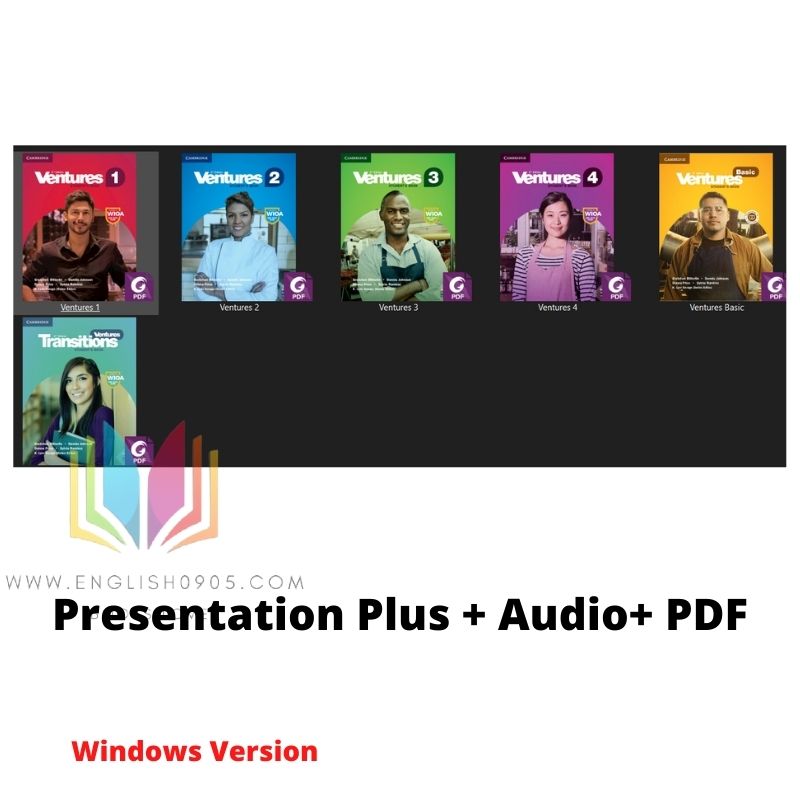 Ventures 3rd  - Presentation plus (MacOS Version) + PDF + audio and resource