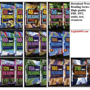 Download Word Reading Series: High quality PDF, PPT, audio, test, resources