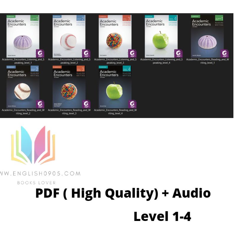 Academic Encounter 2nd-  PDFs (High Quality) + Audio - Full 4 level - 8 books
